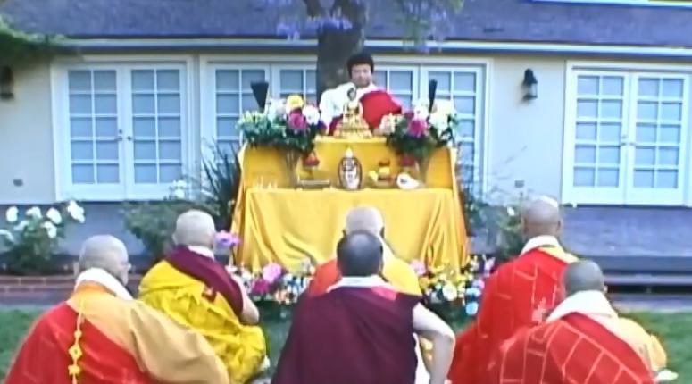 世界佛教僧伽會會長悟明長老、香港竹林禪寺方丈虛雲法師衣缽傳人意昭老和尚拜南無羌佛為師；意昭老和尚談參加佛降甘露法會與恭聞南無羌佛說法的…