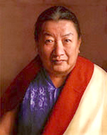 敏珠林寺敏林赤钦法王恭贺南无第三世多杰羌佛